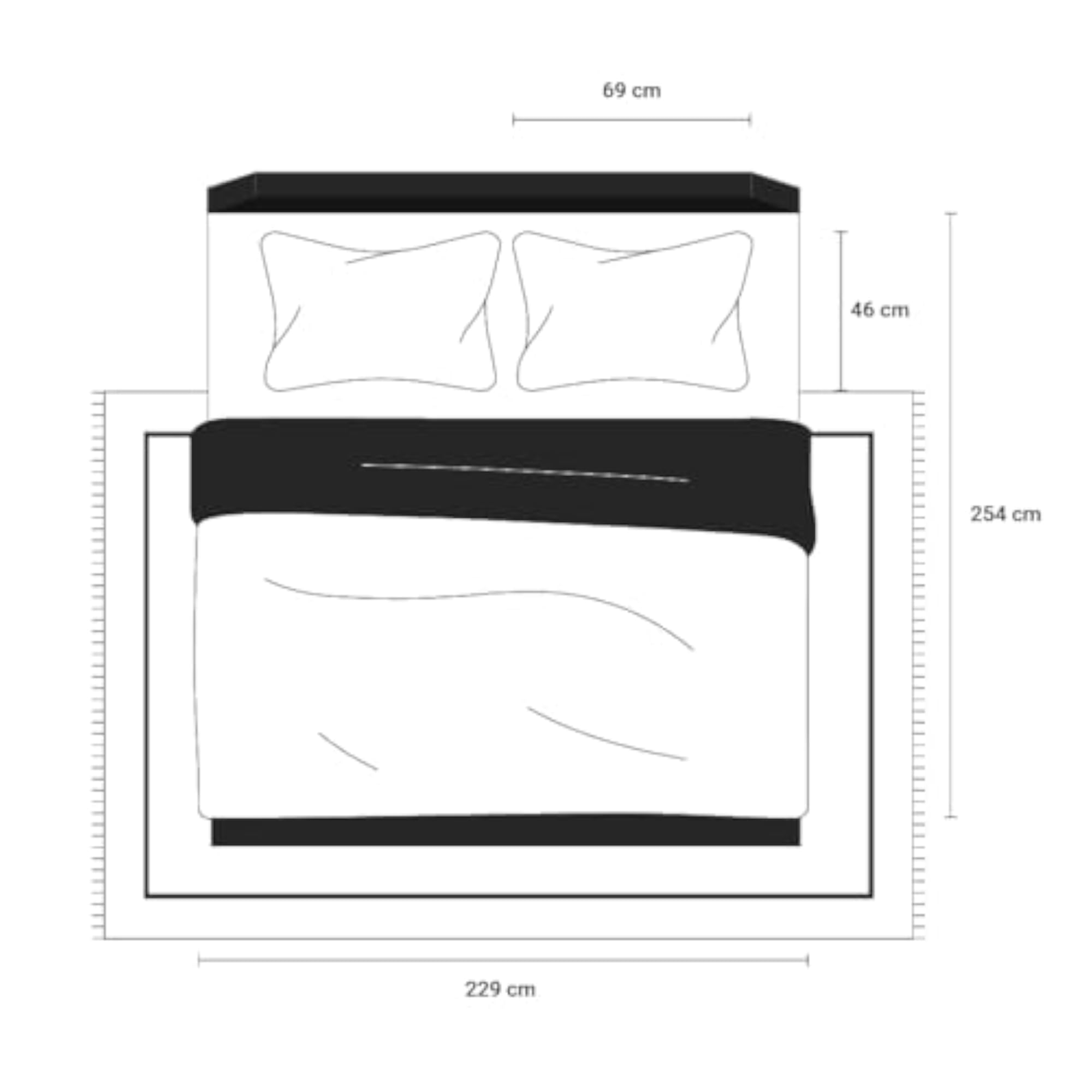 Cotton Bedsheet for Double Bed Queen Size